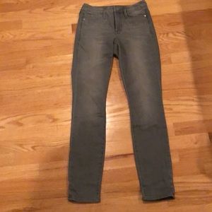 Athleta Grey Skulptek skinny jeans mid rise size 0